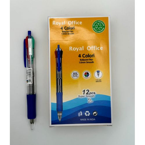 PENNE SF ROYAL OFFICE 4 COLORI R8 1,0mm CF 12